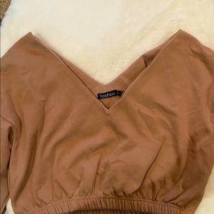 Cropped sweatshirt